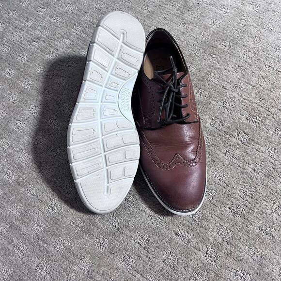 Johnston & Murphy Men’s Shoes Tan Holden Wingtip Size 9M 20-8370 - Picture 2 of 5